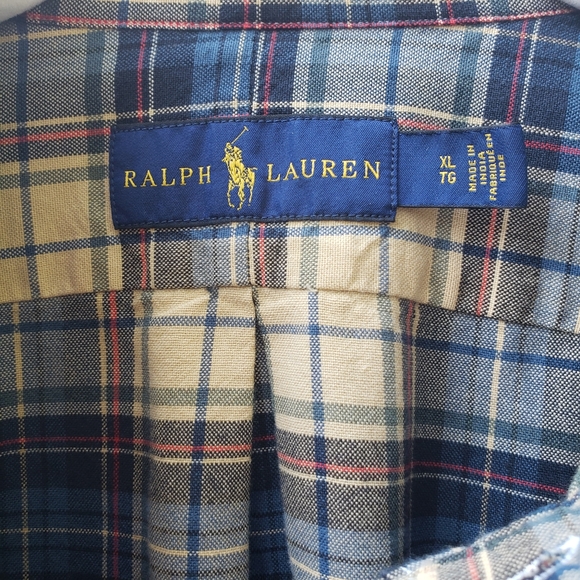 Ralph Lauren Shirts | Ralph Lauren Tattersall Plaid Button Down Shirt | Poshmark